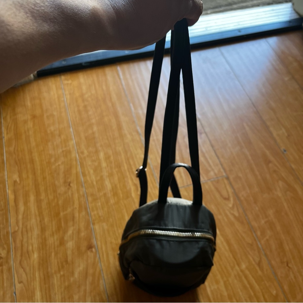 Black Mini Backpack - Picture 3 of 8